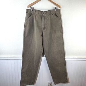 Wranger Men's 90's Vintage Stone Wash Carpenter Denim Jean Pants Size 36X34
